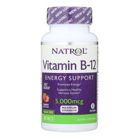 Natrol Fast Dissolving Vitamin B12 - 5000 mcg - 100 tabs