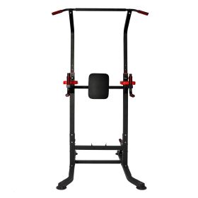 Bosonshop Power Tower Multi-Functional Pull Up Bar Dip Station Push Up Workout Exercise Equipment Height Adjustable Heavy Duty Strength Training Stand