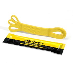 Deep Squat Thick Circle Pull Up Training Tension Circle Load Resistance Belt (Color: Yellow)