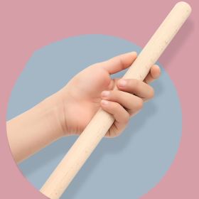 Yoga Stick Shape Round Wooden Shoulder (Option: 80x2cm)