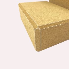 Natural Cork Yoga Bricks High Density Yoga Bricks (Option: As shown-24x16x8.8cm)