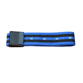 Fitness Tourniquet Training Limit Blood Flow Occlusion Increase Muscle And Elasticity (Option: Blue with black-Leg strap 100x5CM)