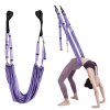 Adjustable Aerial Yoga Strap; Elastic Stretch Door Hanging Yoga Belts Hammock Swing Fitness Handstand Rope Training Device For Women