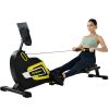 Magnetic Rowing Machine Folding Rower with 14 Level Resistance Adjustable; LCD Monitor and Tablet Holder for Foldable Rower Home Gym Cardio Workout