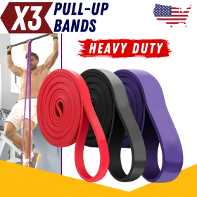 Pull Up Bands Heavy Duty Resistance Band For Gym Exercise Fitness Workout Set US (Option: Multi color)