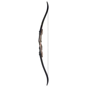 Wooden Laminated Twisted Sheet Outdoor 62 Inch Bow (Option: 62inch recurve bow-25pounds)